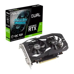 [VIDASUV0GH7MVAA] VIDEO ASUS Dual GeForce RTX-3050 8GB OC EDIITON GDDR6 DVI-D HDMI DP 2VENT. PCIE 4.0