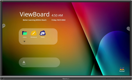 [IFP7550-5F] Pantalla Interactiva 75&quot; IFP7550 5F 4K - 3840 x 2160 - HDMI/USB-C - Touchscreen/ ViewSonic ViewBoard