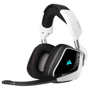 [HSECORCA9011202] HEADSET AUDIFONOS CORSAIR VOID RGB ELITE GAMING WIRELESS WITH 7.1 SURROUND SOUND BLANCO