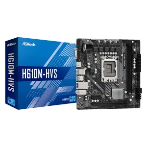 [MBOASRH610M-HVS] MBO ASROCK H610M-HVS 12GEN LGA1700 2XDDR4 VGA HDMI 10USB M.2 PCIE 4.0 MICROATX