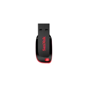 [FMESCDSDCZ50128] FLASH MEMORY SANDISK 128GB CRUZER BLADE USB NEGRO-ROJO
