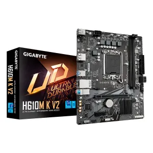 [MBOGIBH610M-KV2] MBO GIGABYTE H610M-K V2 14va LGA1700 2DDR5 HDMI DP M.2 6USB2.0 4USB3.2 PCIe4.0 mATX