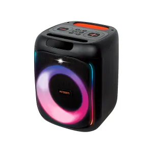 [PARARGSP-4050BK] PARLANTES ARGOM Rave Box 65 Premium WIRELESS BT with LED Lights Black