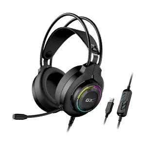 [HSEGENHSGX580UB] HEADSET GENIUS GAMING HS-580U WIRED USB NEGRO
