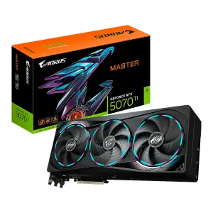 [VIDGIBN507TAO16] VIDEO GIGABYTE AORUS GeForce RTX-5070 TI MASTER 16GB 256BIT GDDR7 HDMI 3DP 3Vent. PCIe 5.0