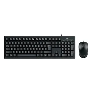 [KEYGENKM100SEBK] TECLADO GENIUS KM-100SE USB-MOUSE OPT. WIRED USB NEGRO SP
