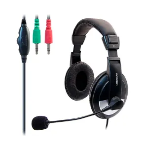 [HSEARGARGHS0075] HEADSET Pro 75 con microfono Negro