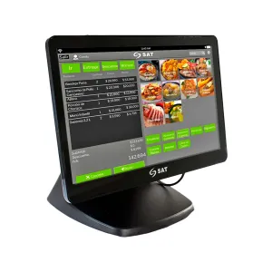 [COPSATCI140J642] POS SYSTEM SAT AIO TOUCH INTEL J6412 4GB 128GB-SSD 15.6Inch TOUCH USB - VGA - LAN Black