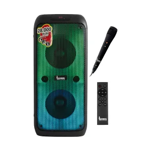 [PARENGESEPCRM28] PARLANTE ES-EPIC RM28 8Inch RGB Mic. Control Remoto 28000W NEGRO