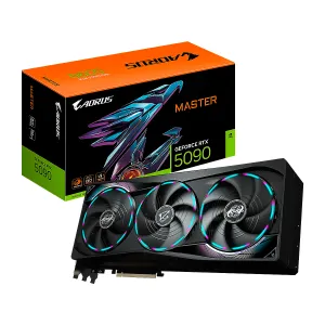 [VIDGIBN509AOM32] VIDEO GIGABYTE AORUS GeForce RTX-5090 MASTER  32GB 512BIT GDDR7 HDMI 3DP 3Vent.PCIe 5.0