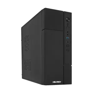 [CASHELSX9822SCK] CASE HELTECH SX-9822 con Fuente de Poder Negro M-ATX