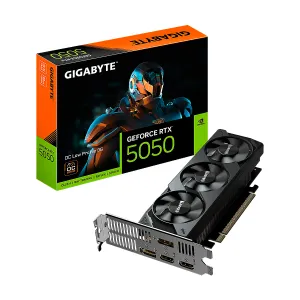[VIDGIBN5050O8GL] VIDEO GIGABYTE GeForce RTX-5050 OC Low Profile 8GB-GDDR6 128Bit 2HDMI 2DP 3Vent. PCIex5.0