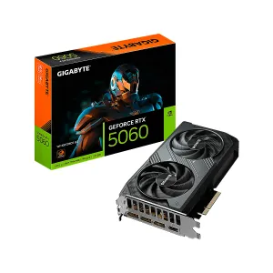 [VIDGIBN5060WF28] VIDEO GIGABYTE GeForce RTX-5060 WINDFORCE 8GB-GDDR7 128Bit HDMI 3DP 2Vent. PCIex5.0