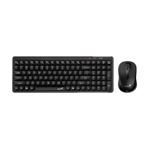 [KEYGENLMQ8100AK] TECLADO - MOUSE GENIUS Luxe Mate Q8100 2.4Ghz USB-A Optico AI Copilot Battery Black