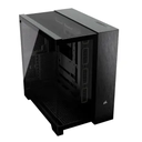CASE CORSAIR ATX 6500X Mid-Tower DUAL-CAMERA Tempered Glass 3USB3.2 HD-Audio Black-Obs.-Alum