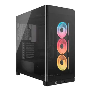 [CASCORCC9011316] CASE CORSAIR ATX 4500X LX-R  RGB iCUE LINK Panoramic Glass 2USB3.2 HD-Audio Mid-Tower Black
