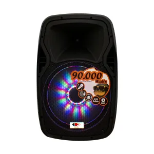 [PARXXXDEEPIC15L] PARLANTE DE-EPIC-15 LED 15INCH 90000WATTS NEGRO