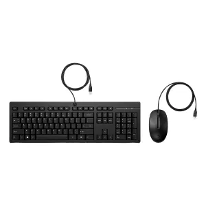 [KEYHPXAX2Y7AA] KEYBOARD AND MOUSE HP 225 WIRED USB NEGRO