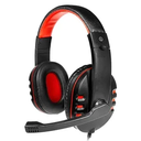 HEAD SET  ARGOM HS-0063 Dynamic 63 Stereo USB w-Mic Black-Red
